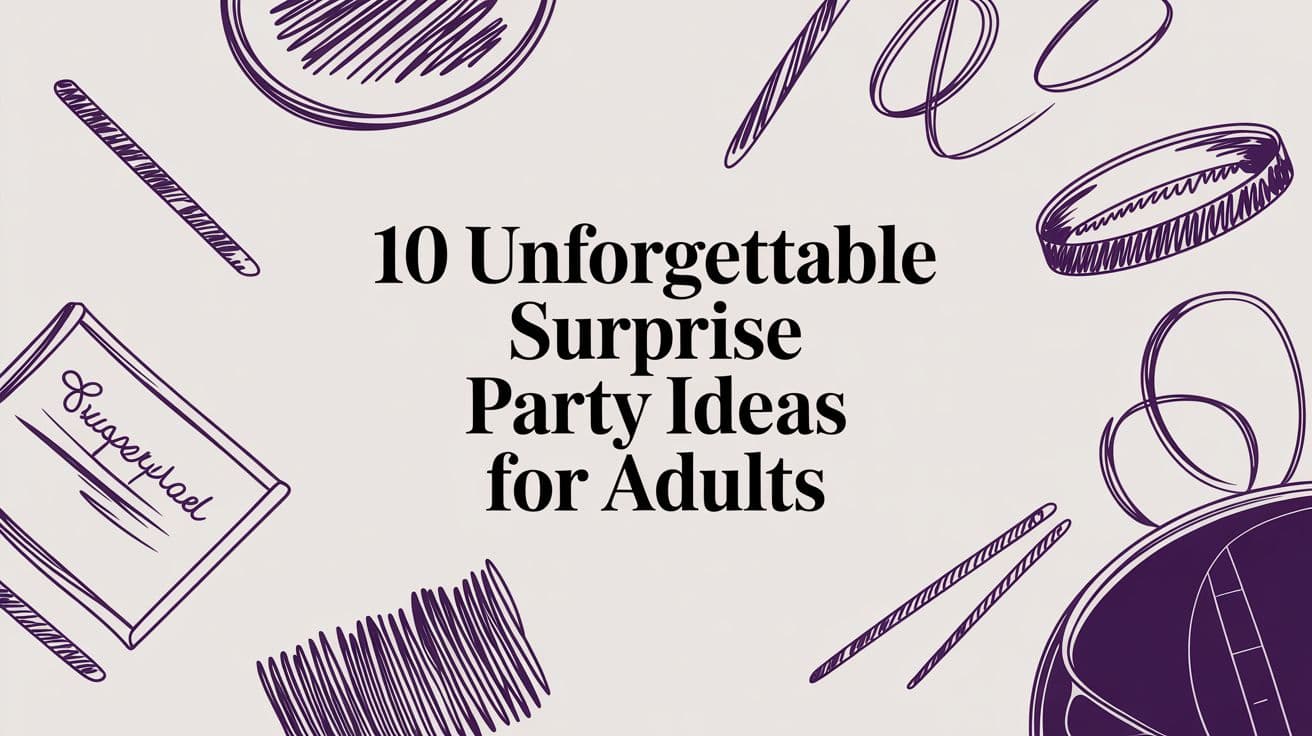 10 Unforgettable Surprise Party Ideas for Adults