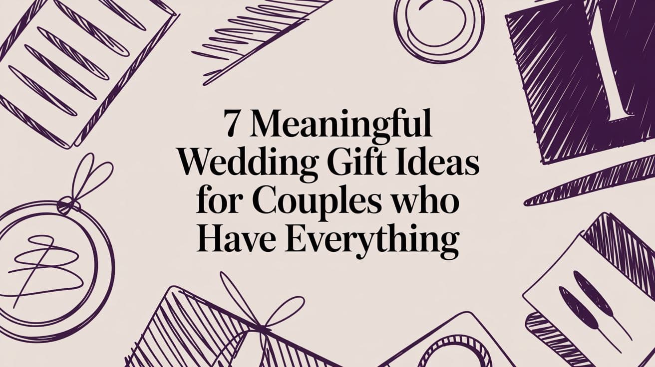 7 Meaningful Wedding Gift Ideas for Couples Who Have Everything