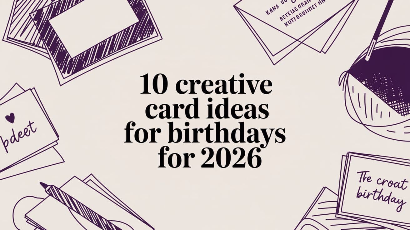 10 Creative Card Ideas for Birthdays for 2026