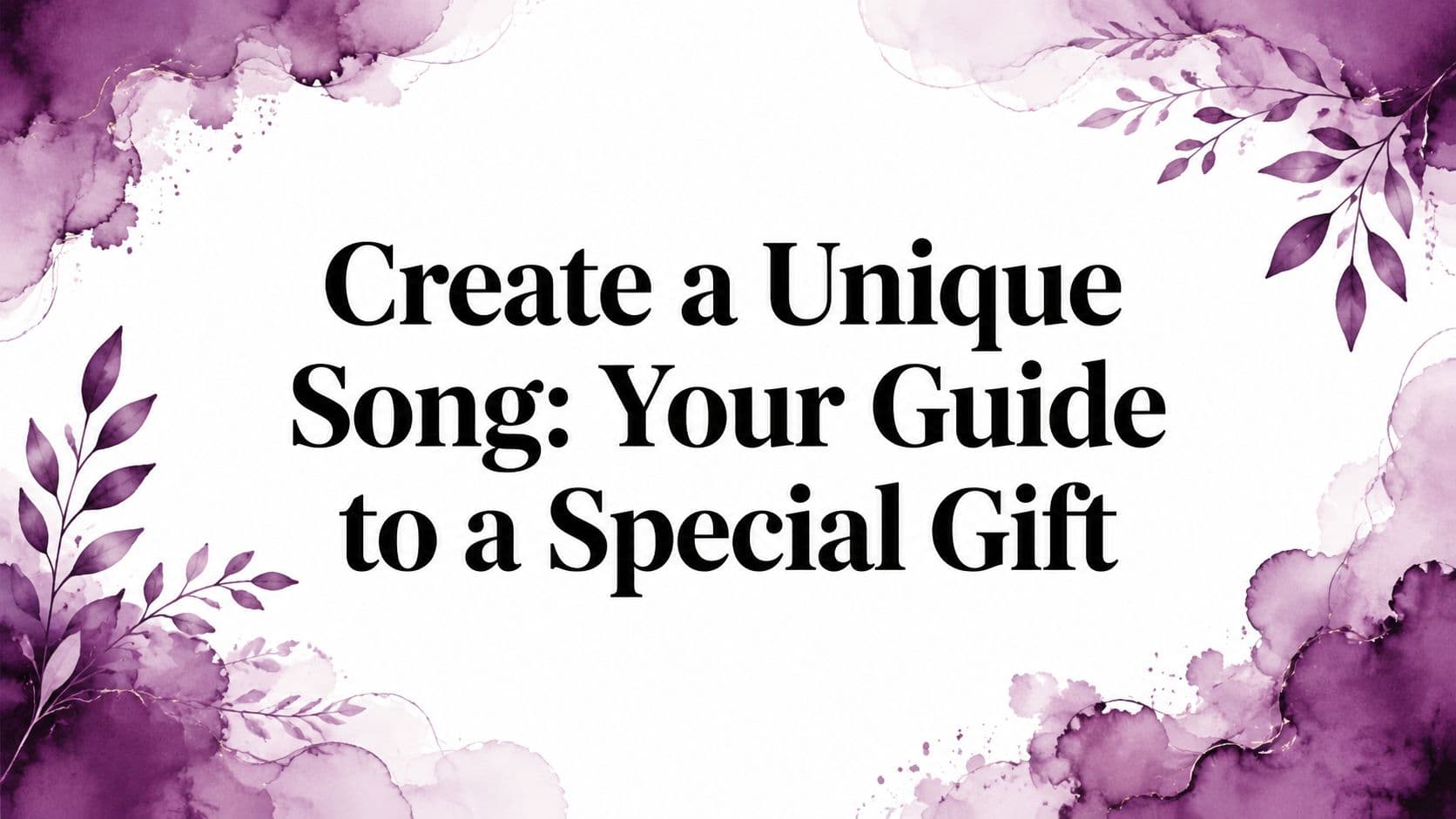 Create a Unique Song: Your Guide to a Special Gift