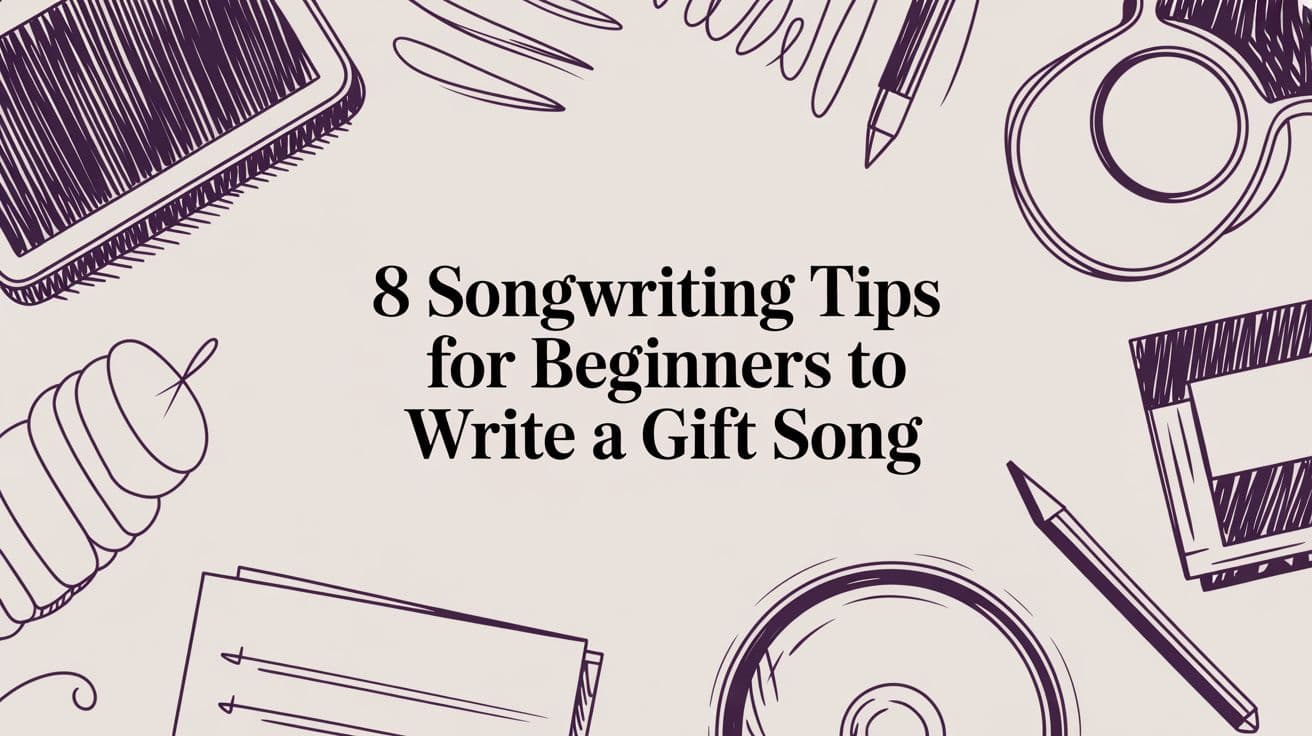 8 Songwriting Tips for Beginners to Write a Gift Song