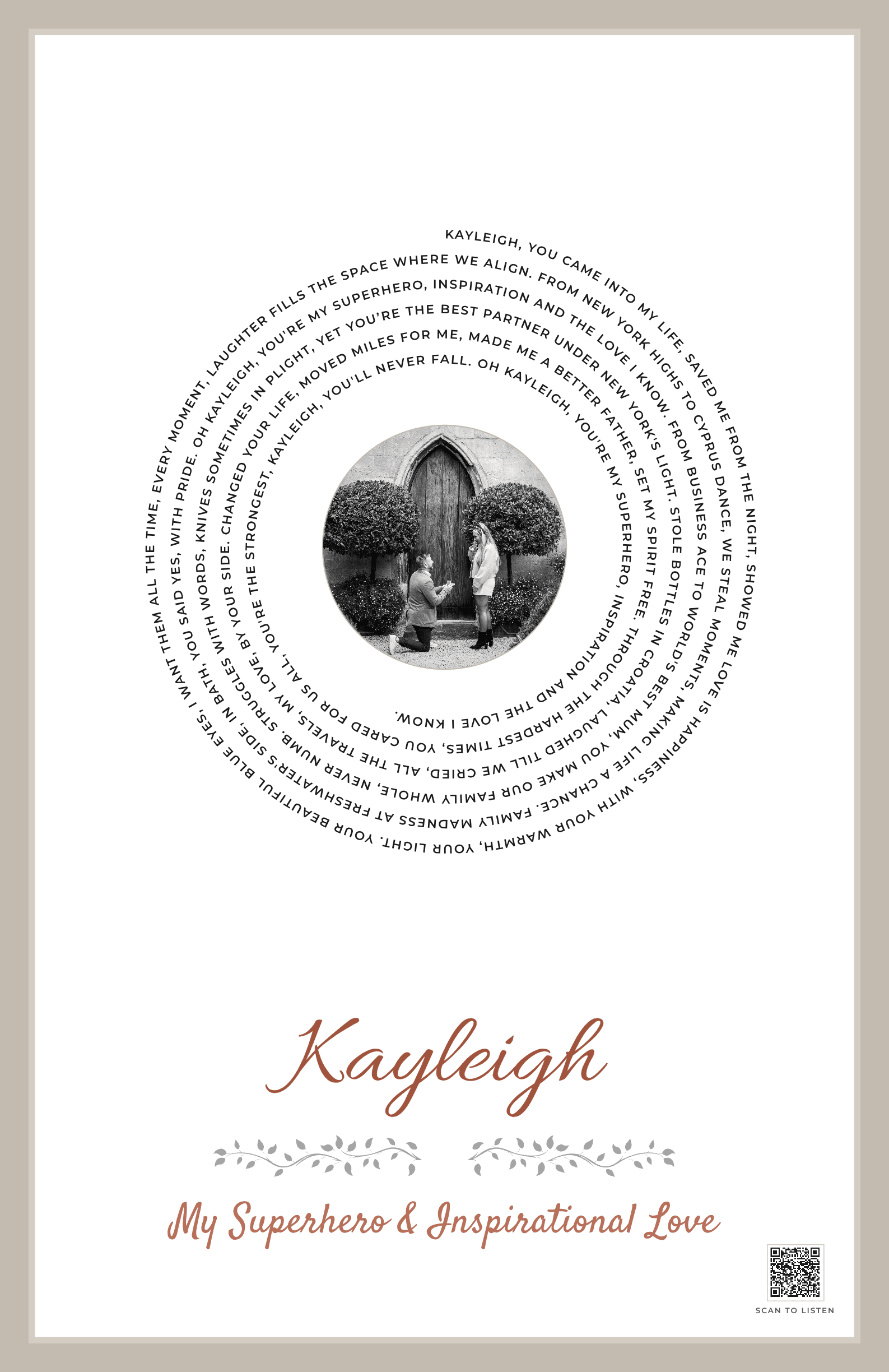 Kayleigh, My Inspiration and Love