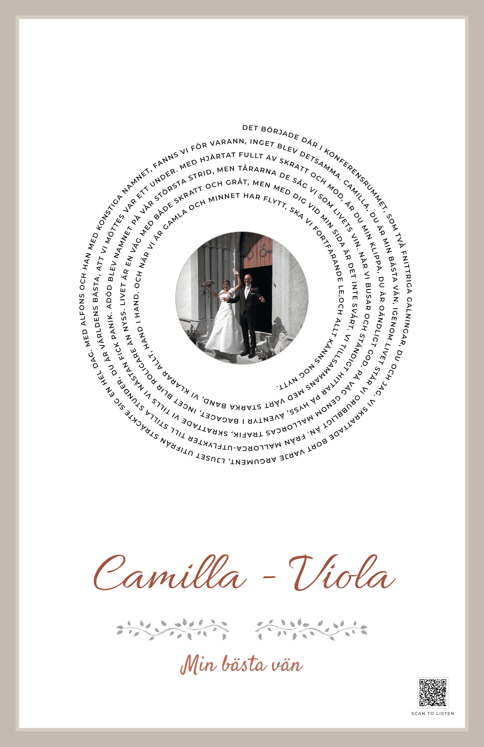 Camilla, Min Bästa Vän För All Tid