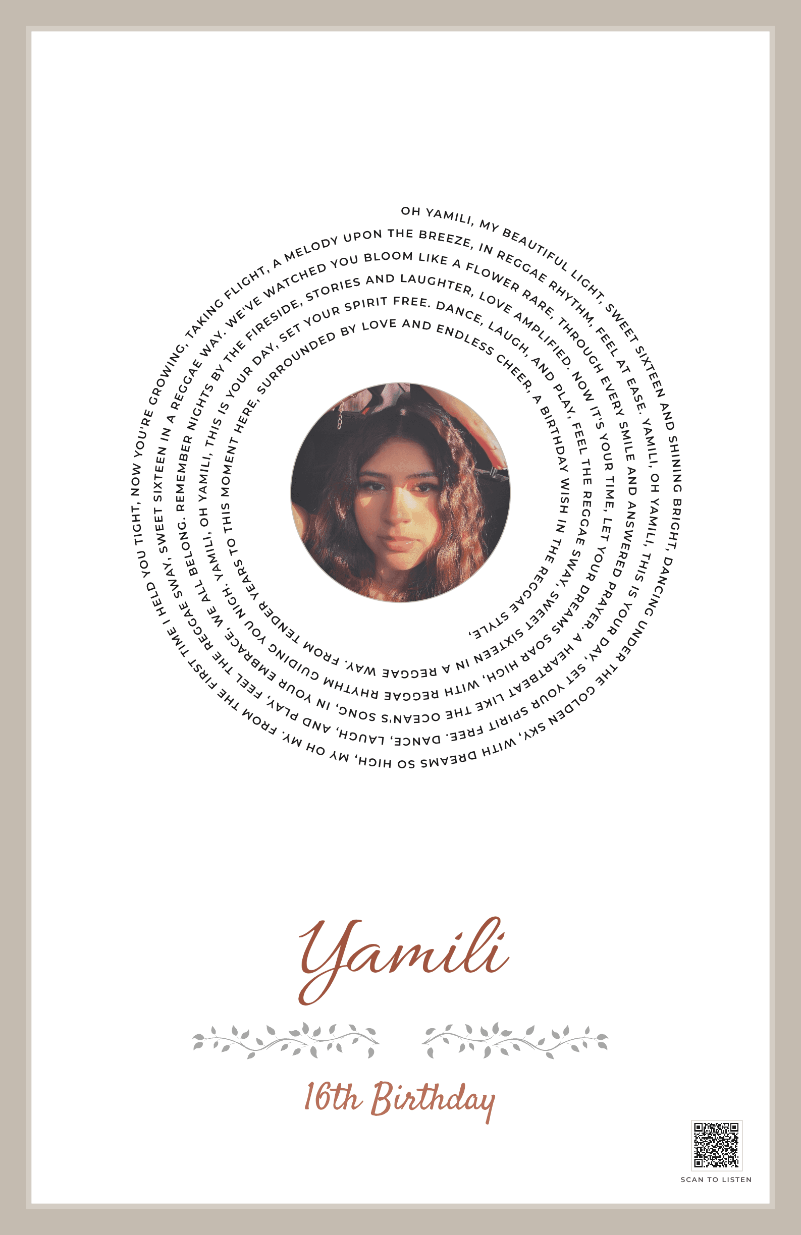 Sweet Sixteen for Yamili